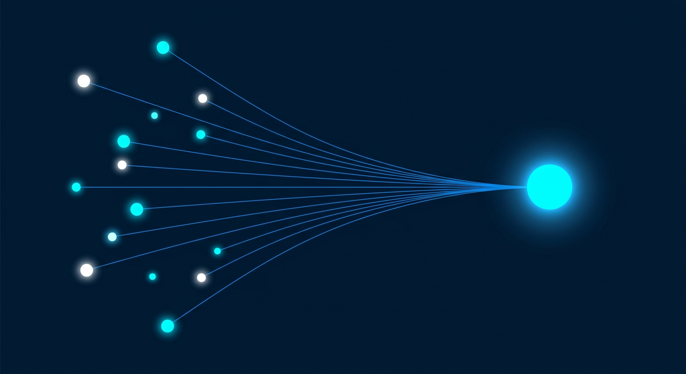 Smart filter — many tokens in, one signal out